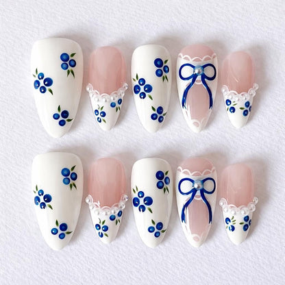 Portia R. - blueberries 🫐 + 1x replacement nail